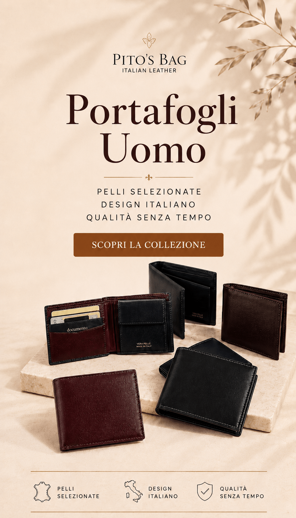 Portafogli Uomo in pelle - Pito’s|Bag