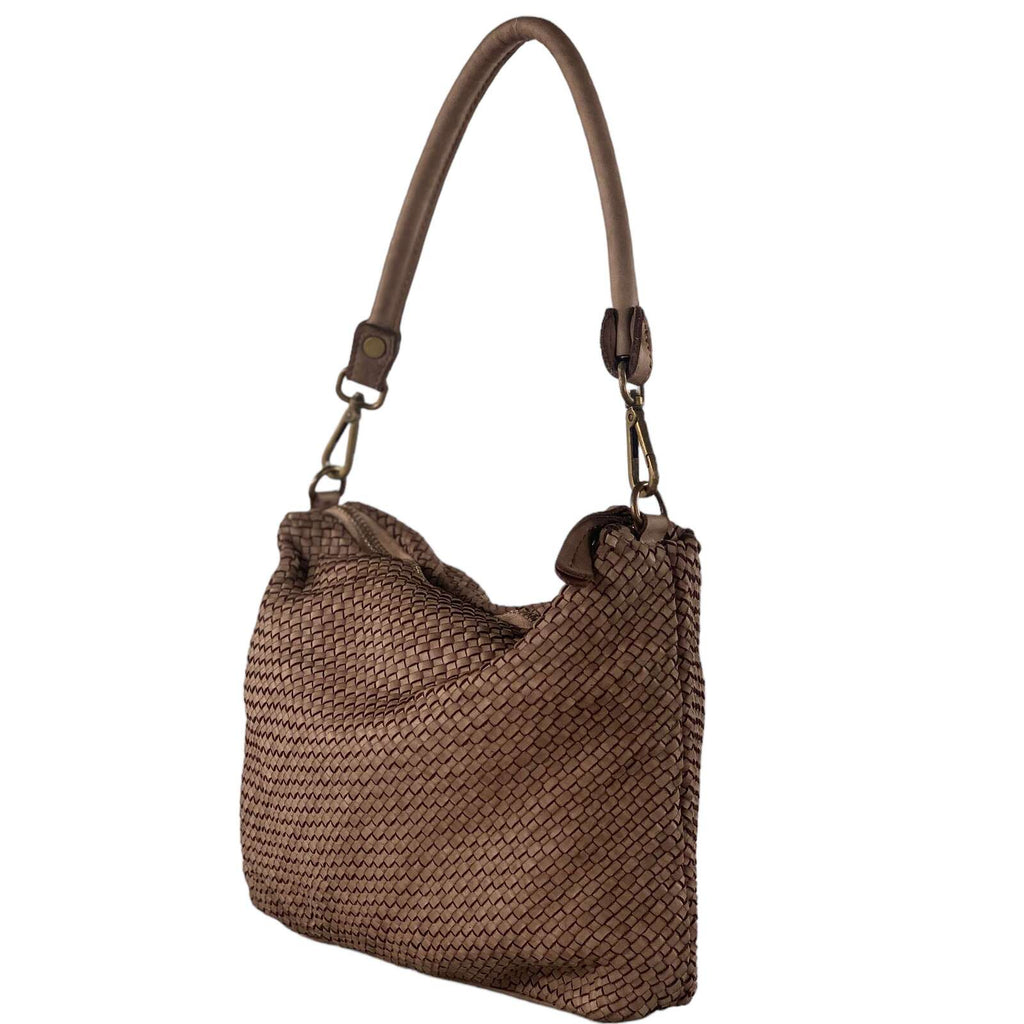 Borsa intreccio vera pelle Samy