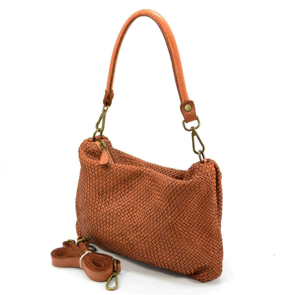 Borsa intreccio vera pelle Samy
