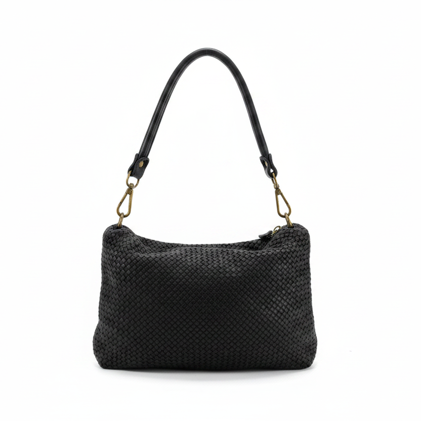 Borsa intreccio vera pelle Samy