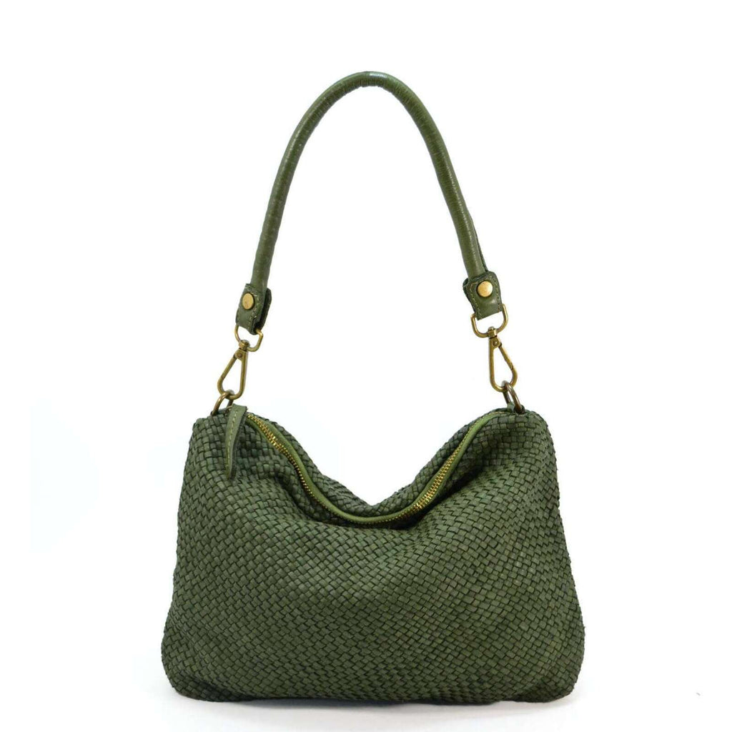 Borsa intreccio vera pelle Samy