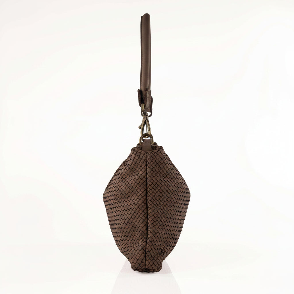 Borsa intreccio vera pelle Samy