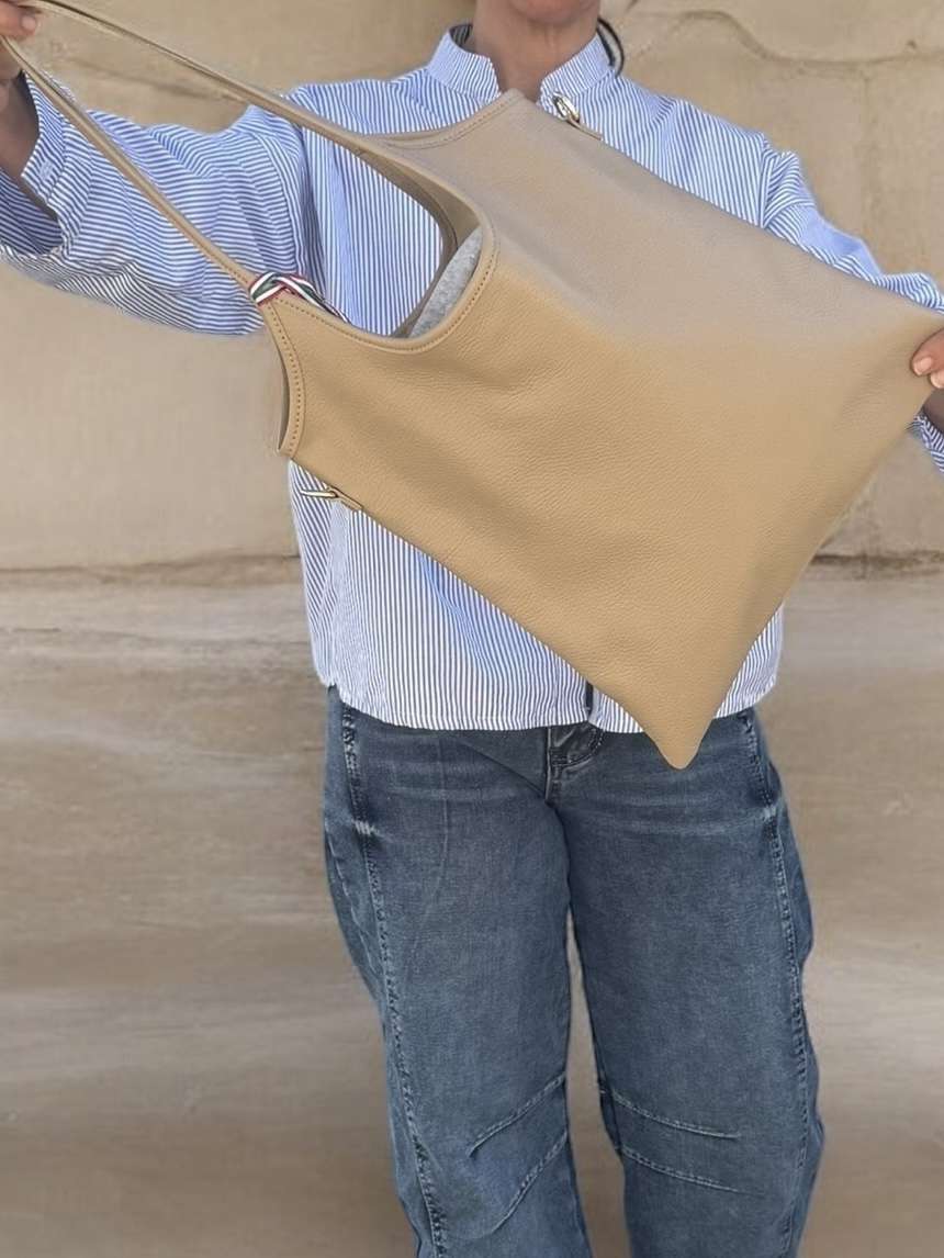 Borsa in vera pelle simple