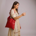 Borsa in vera pelle simple