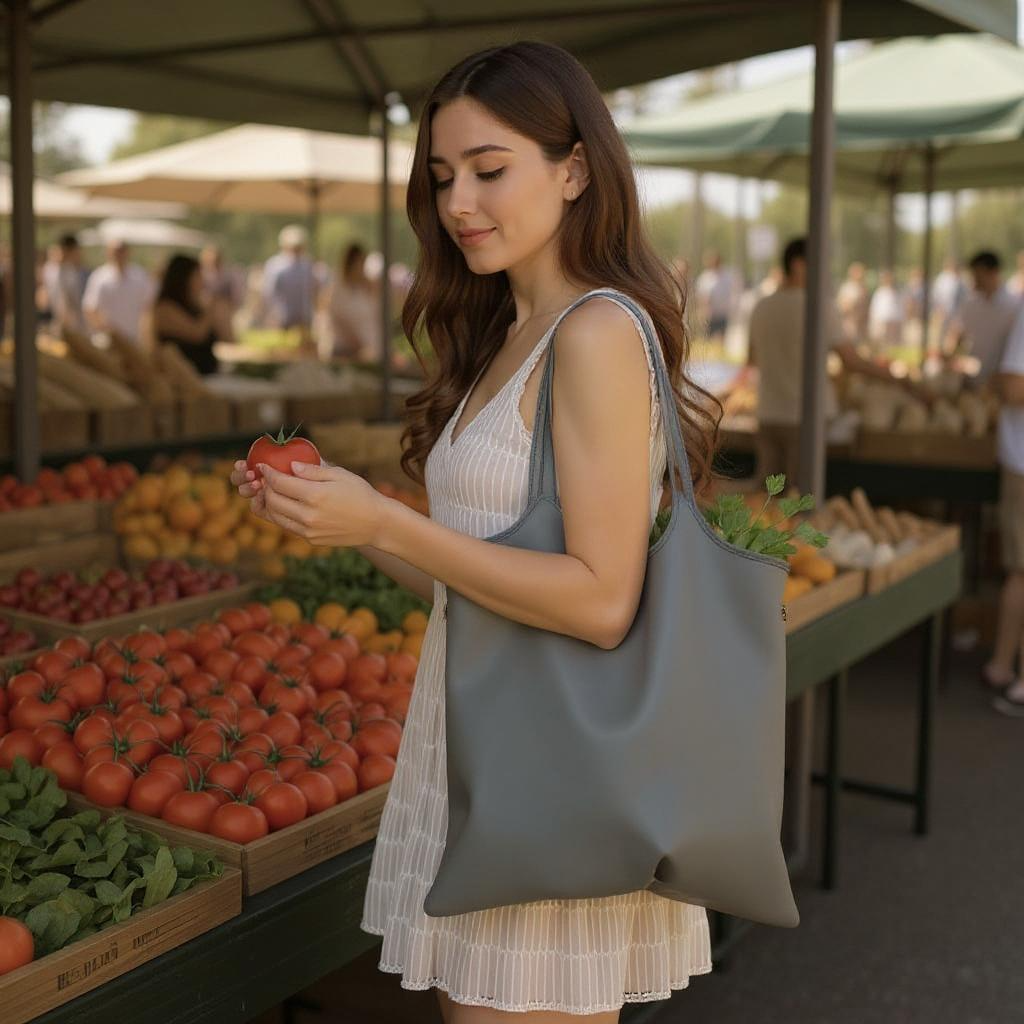 Borsa in vera pelle simple