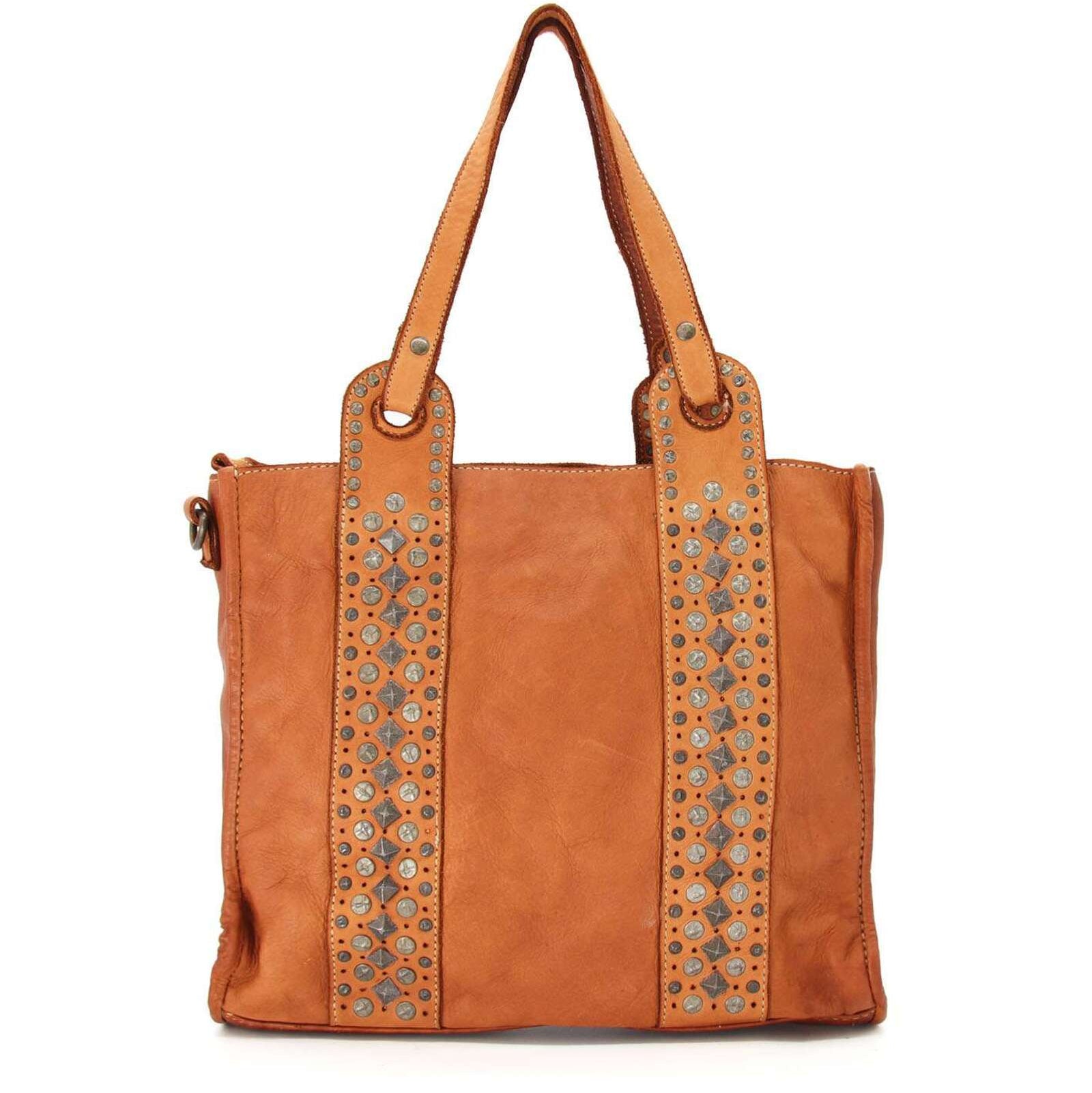Borsa donna shooping borchiata