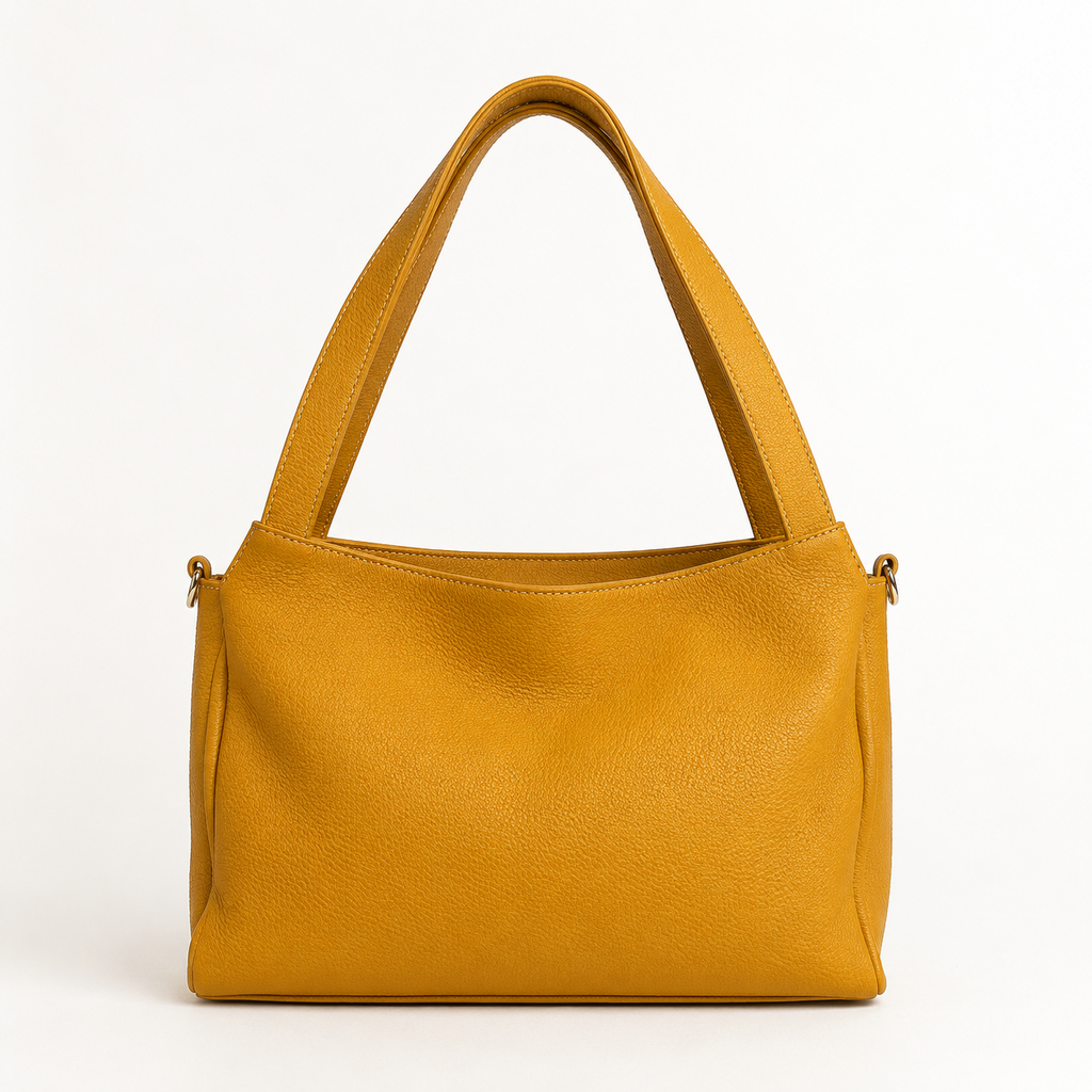Borsa donna in vera pelle multizip