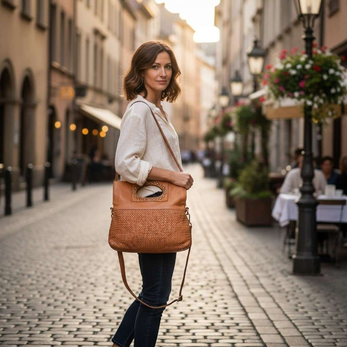 Borsa a Mano con Manico Borchiato - Pito’s|Bag