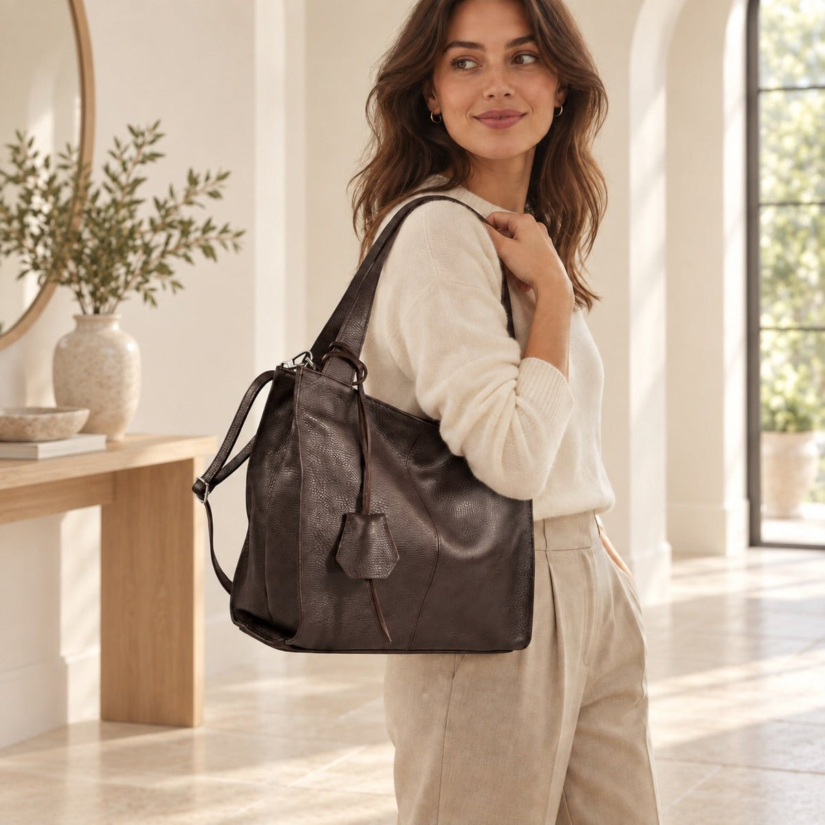 Borsa a spalla in pelle Hello - Pito’s|Bag