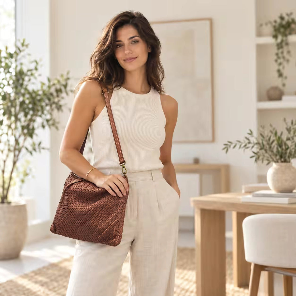 Borsa a tracolla Bustona intrecciata - Pito’s|Bag