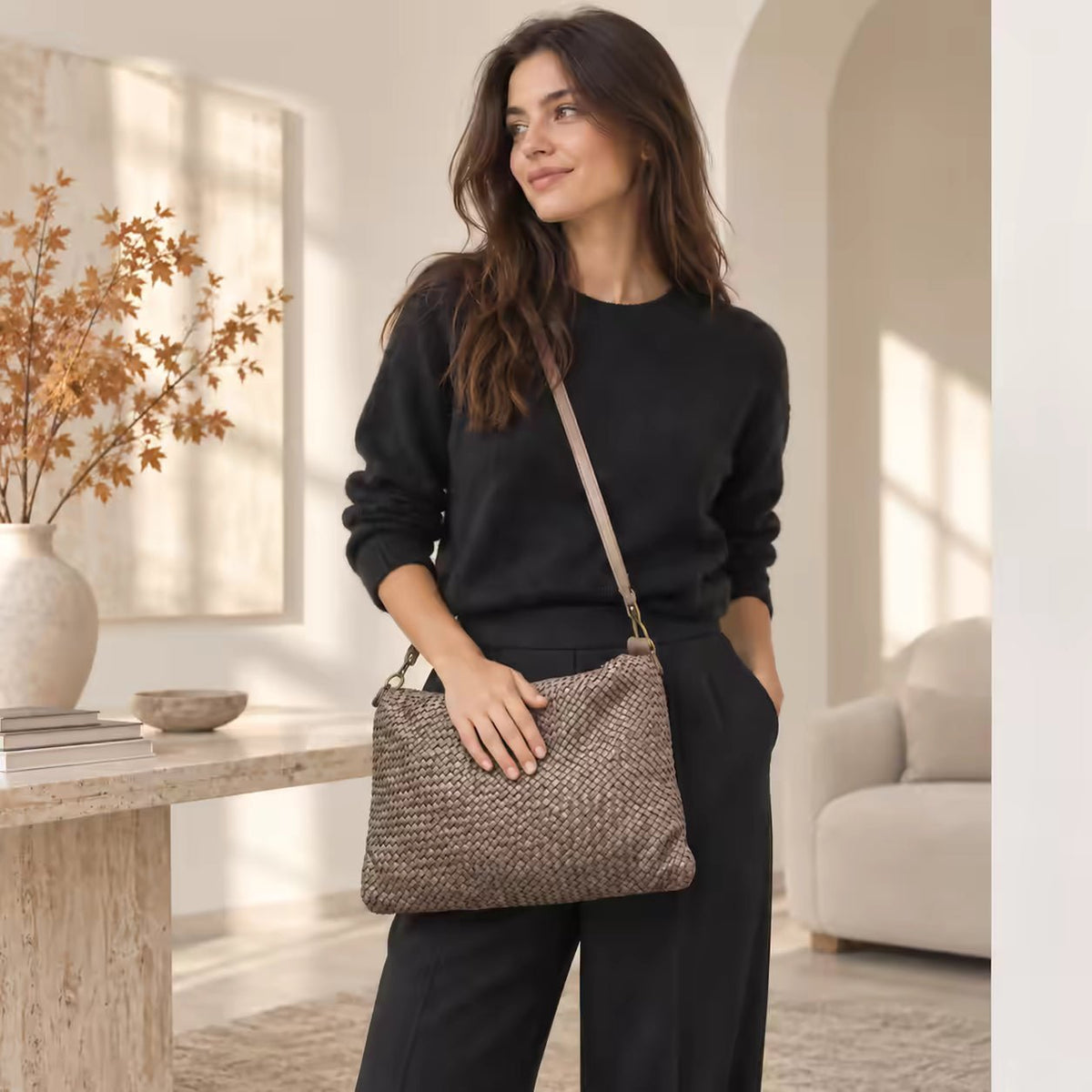 Borsa a tracolla Bustona intrecciata - Pito’s|Bag