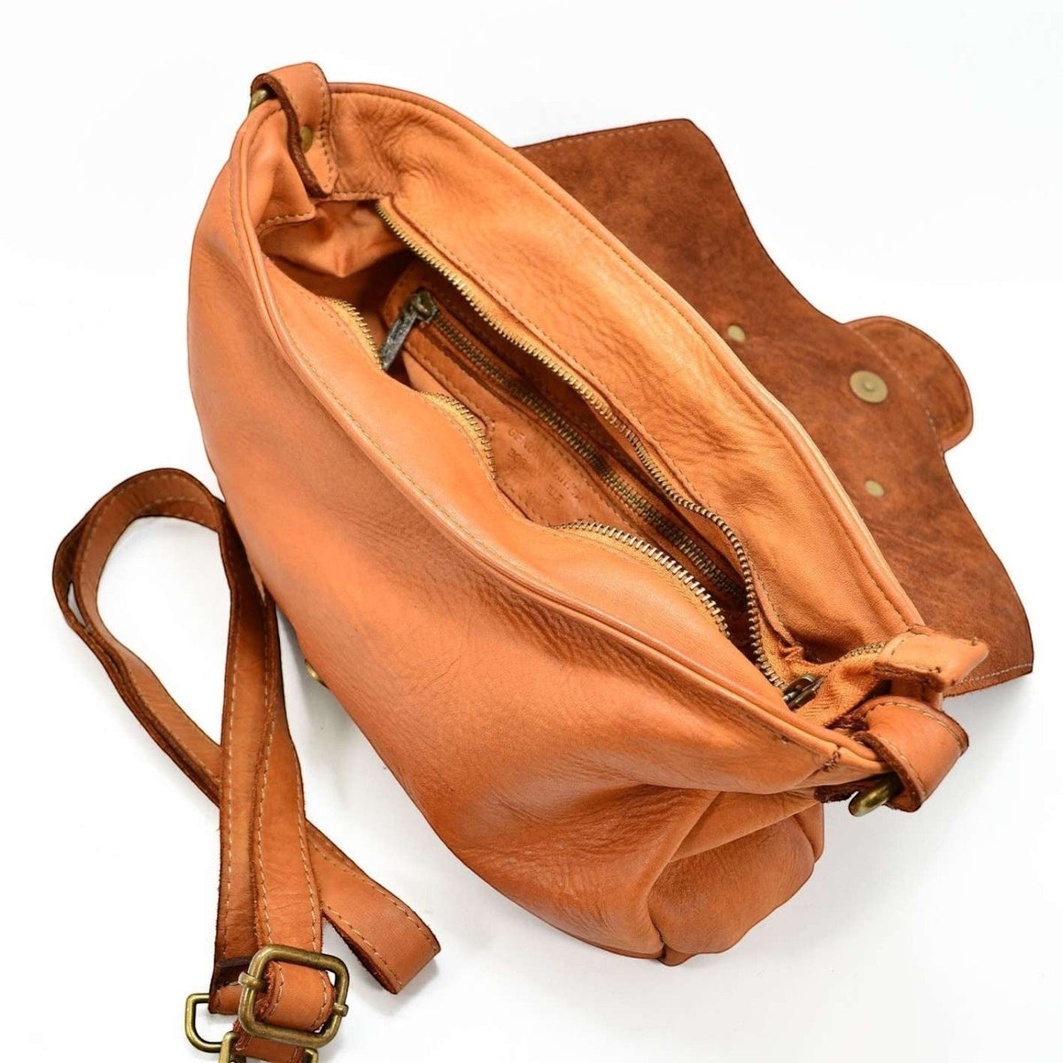 Borsa A Tracolla in pelle artigianale Snow - Pito’s|Bag