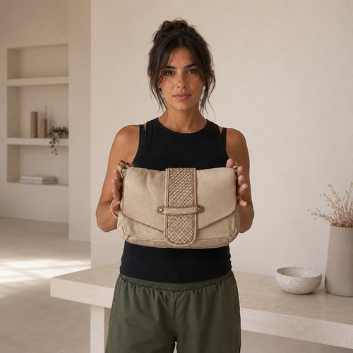 Borsa A Tracolla in pelle artigianale Snow - Pito’s|Bag