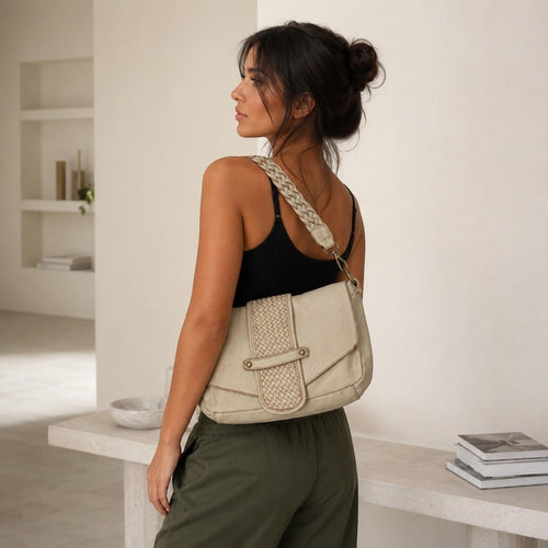 Borsa A Tracolla in pelle artigianale Snow - Pito’s|Bag