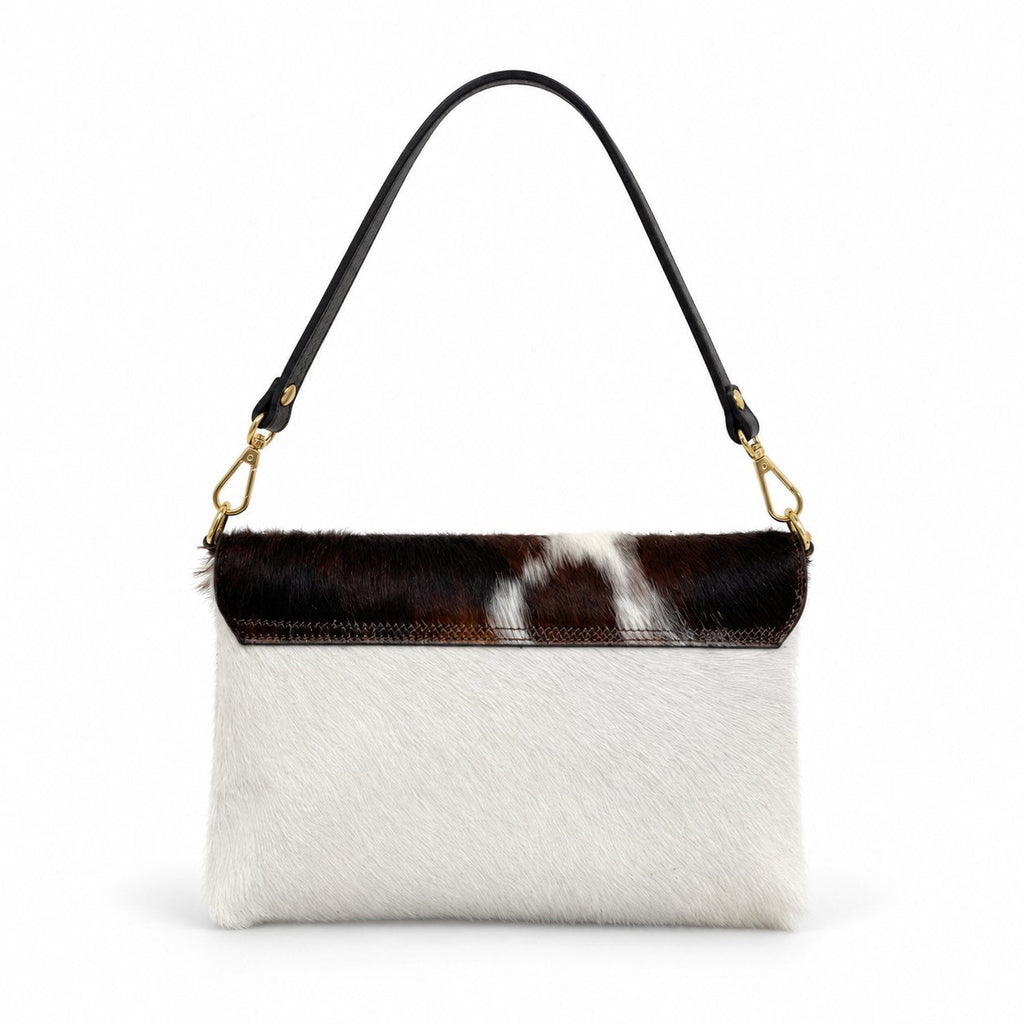 Borsa Bamboo in cavallino media SCURA - Pito’s|Bag