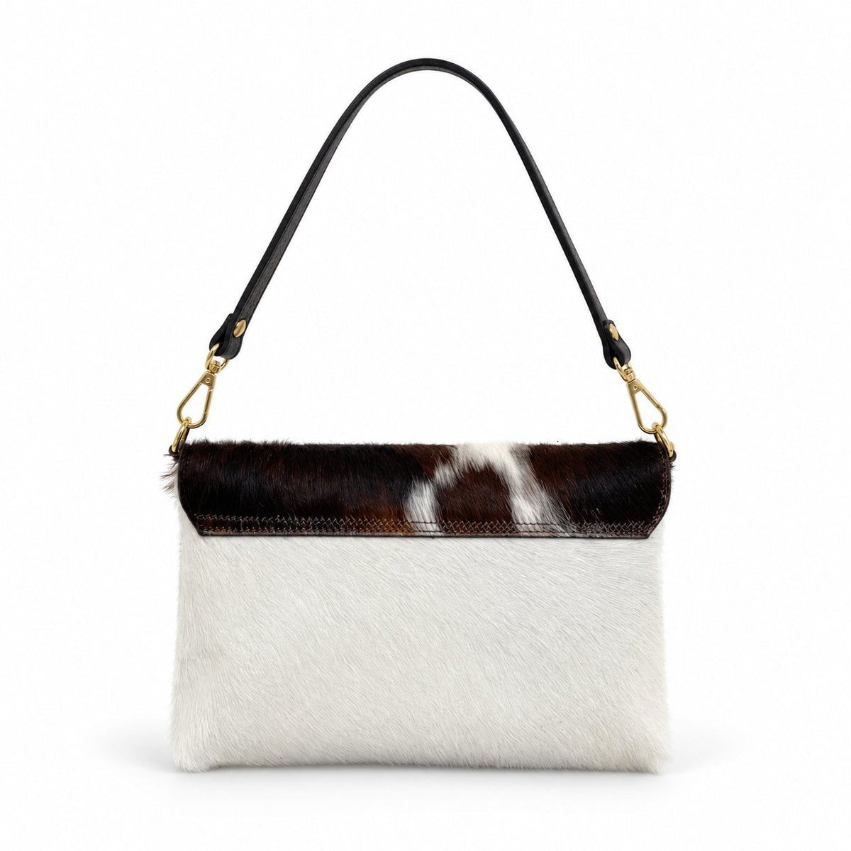 Borsa Bamboo in cavallino media SCURA - Pito’s|Bag