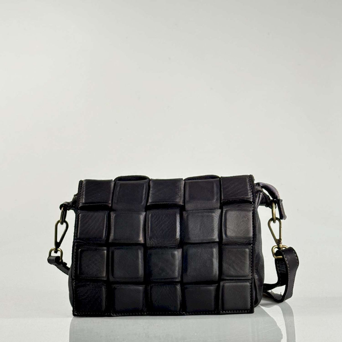 Borsa cartella modello quadretti in pelle - Pito’s|Bag