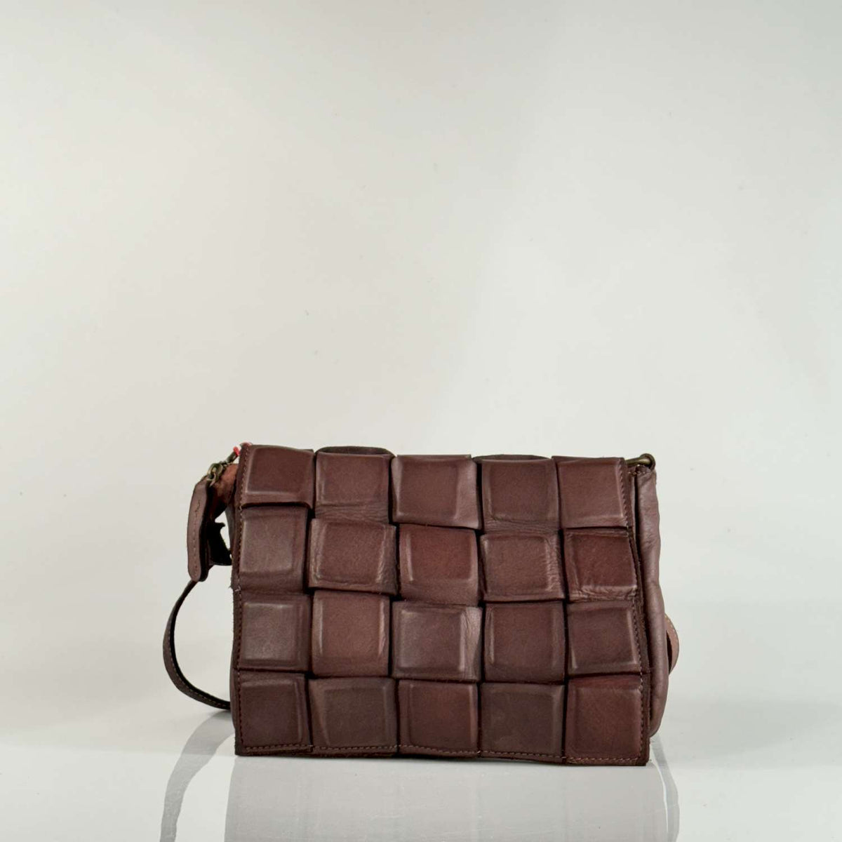 Borsa cartella modello quadretti in pelle - Pito’s|Bag