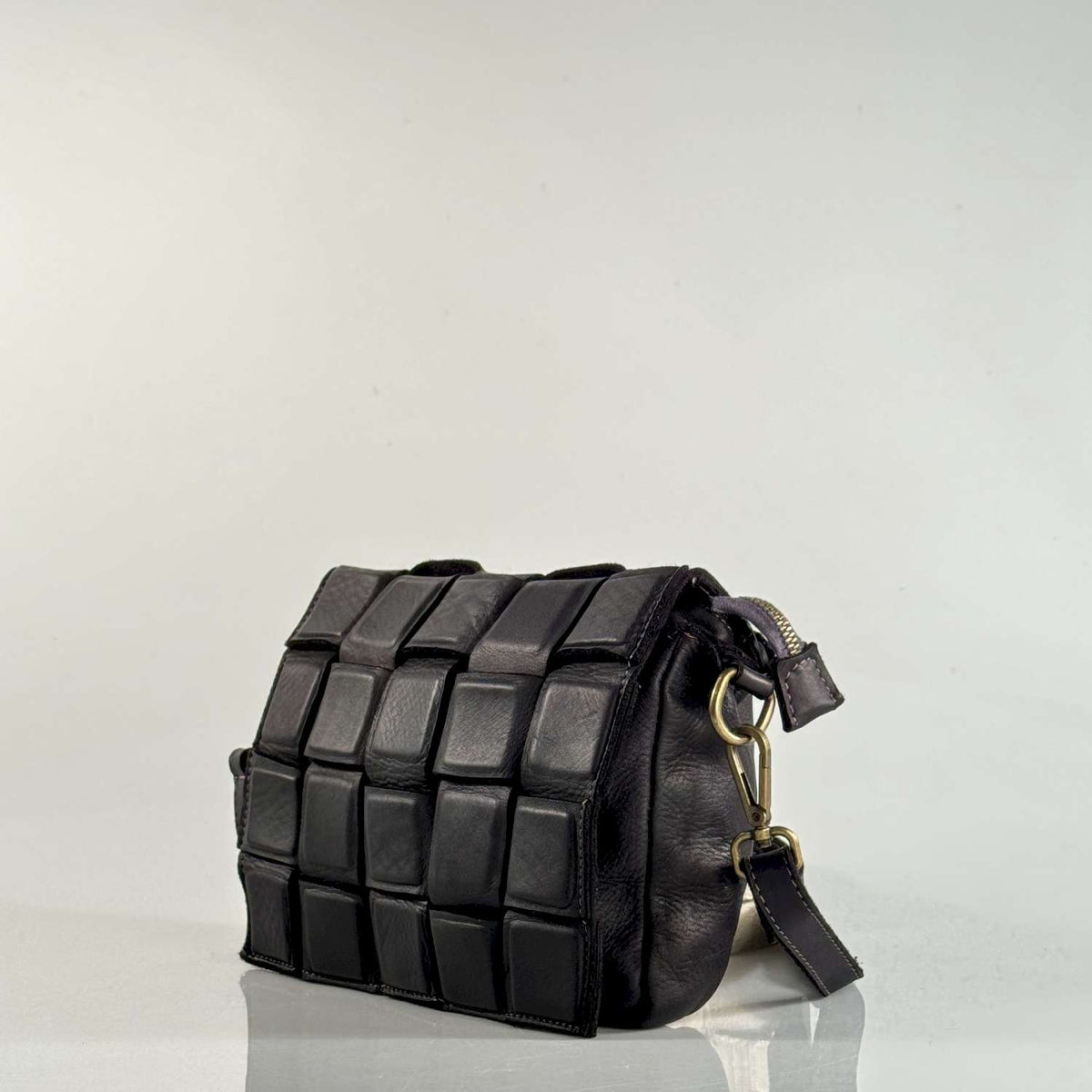 Borsa cartella modello quadretti in pelle - Pito’s|Bag