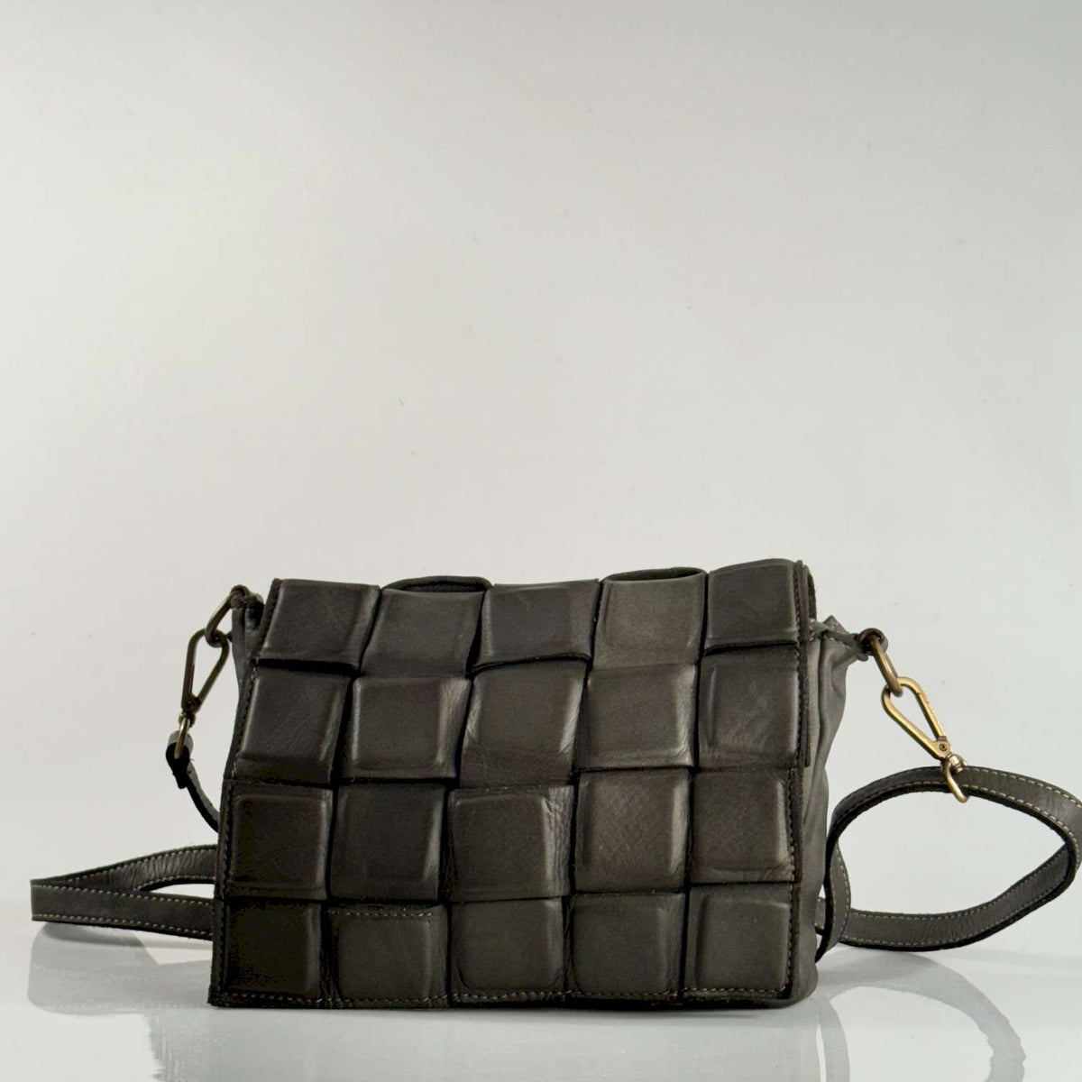 Borsa cartella modello quadretti in pelle - Pito’s|Bag