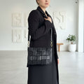 Borsa cartella modello quadretti in pelle - Pito’s|Bag