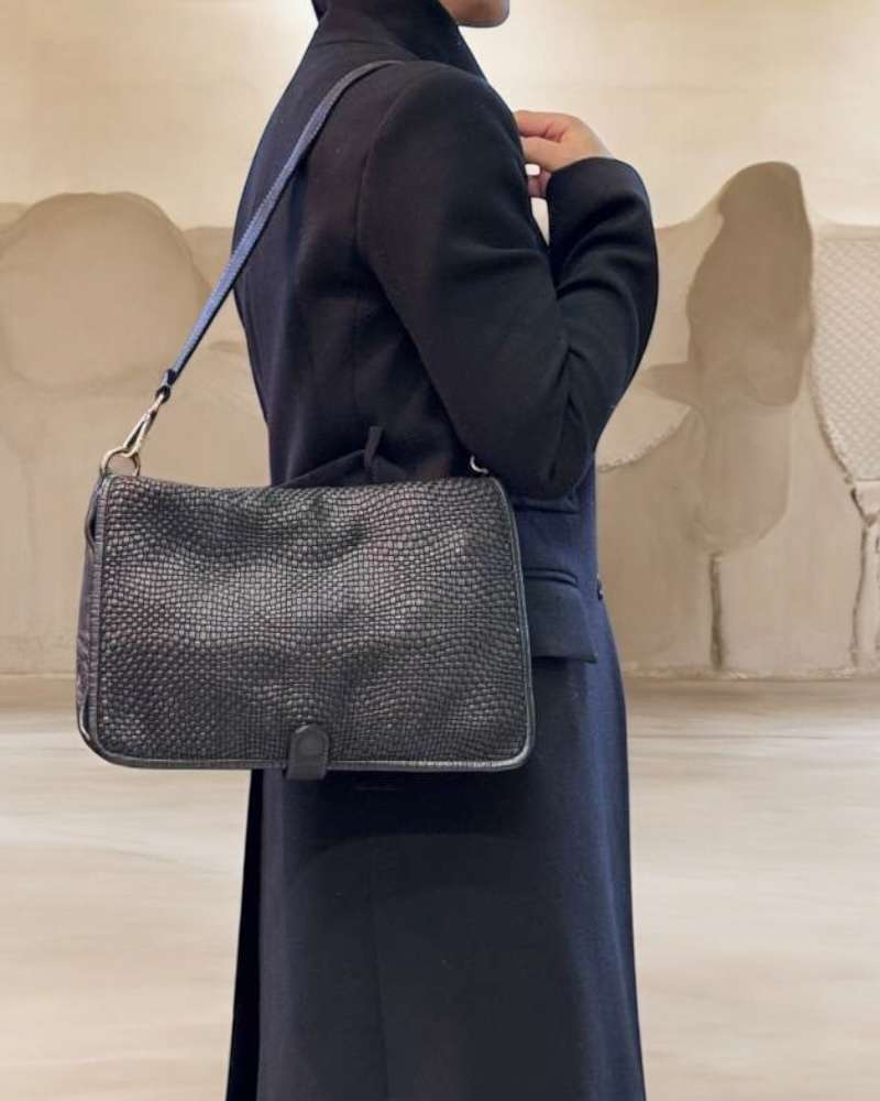 Borsa cartella patta intrecciata - Pito’s|Bag