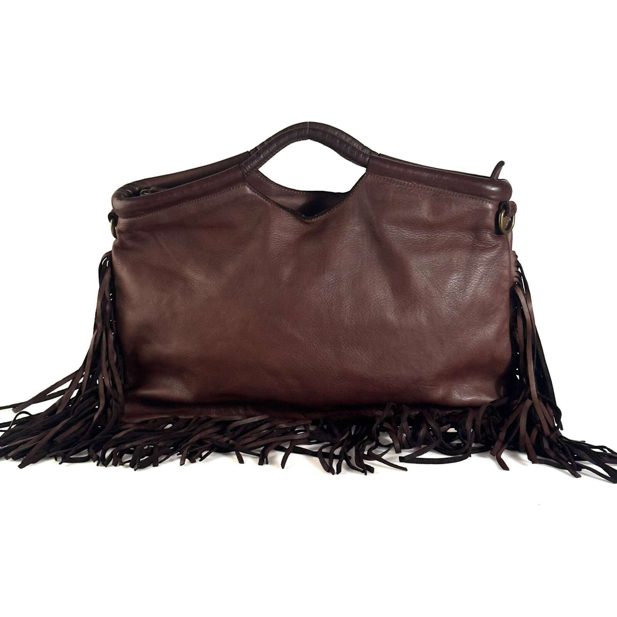 Borsa Donna a Mano in Pelle con Frange - Pito’s|Bag