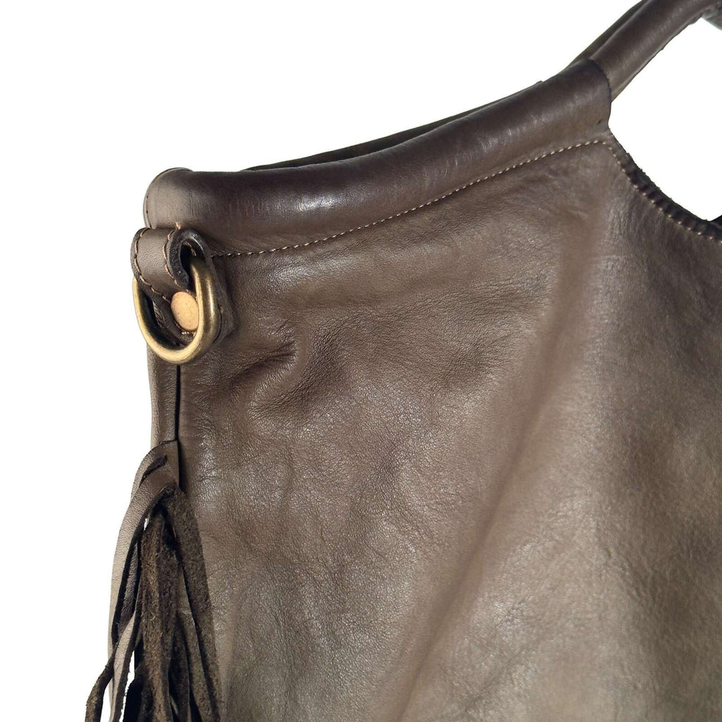 Borsa Donna a Mano in Pelle con Frange - Pito’s|Bag