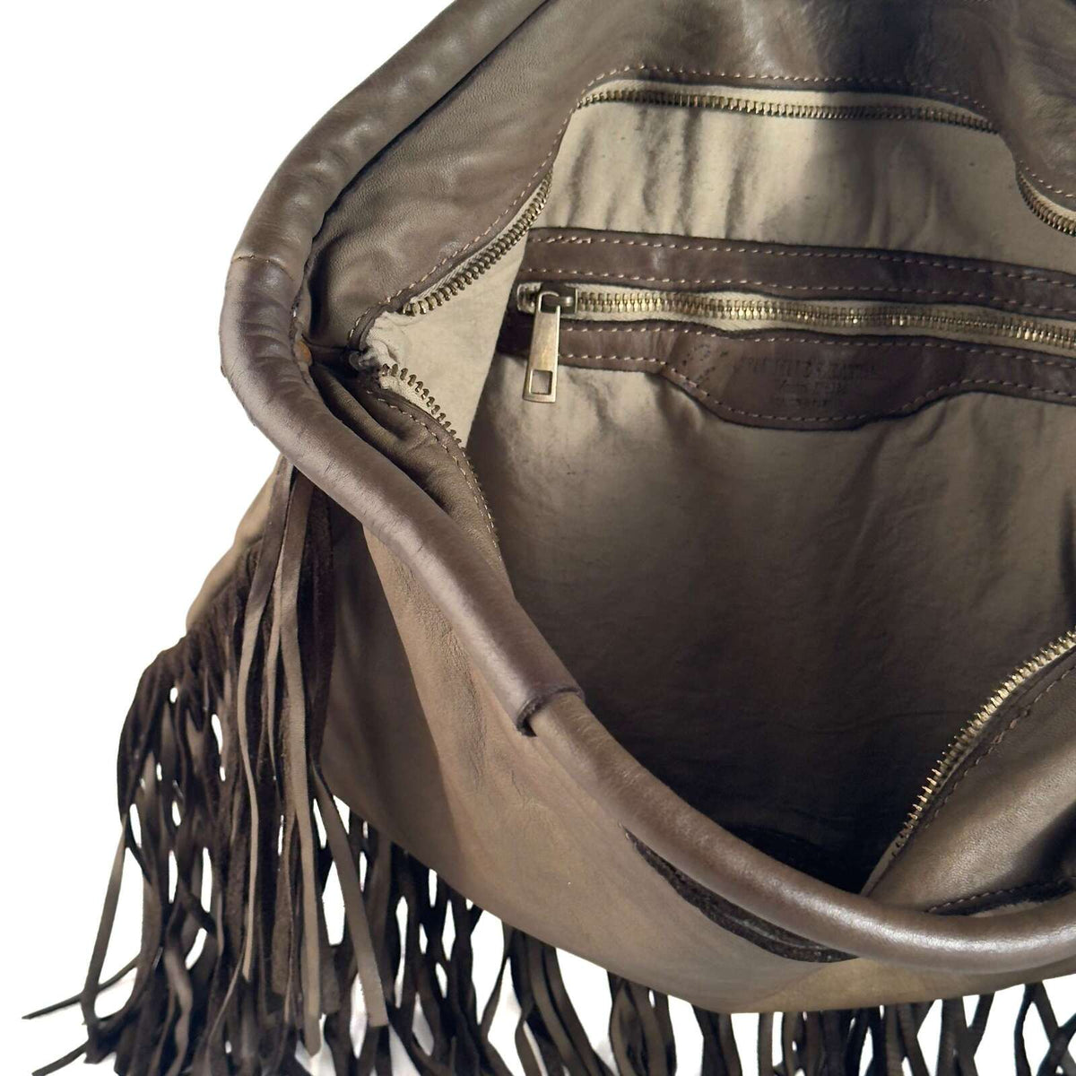 Borsa Donna a Mano in Pelle con Frange - Pito’s|Bag