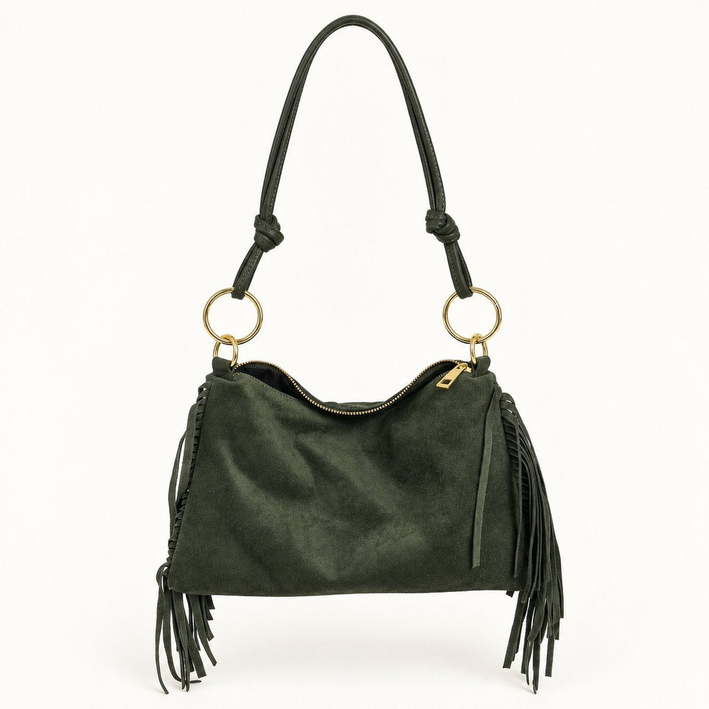 Borsa Donna Camoscio frangiata - Pito’s|Bag