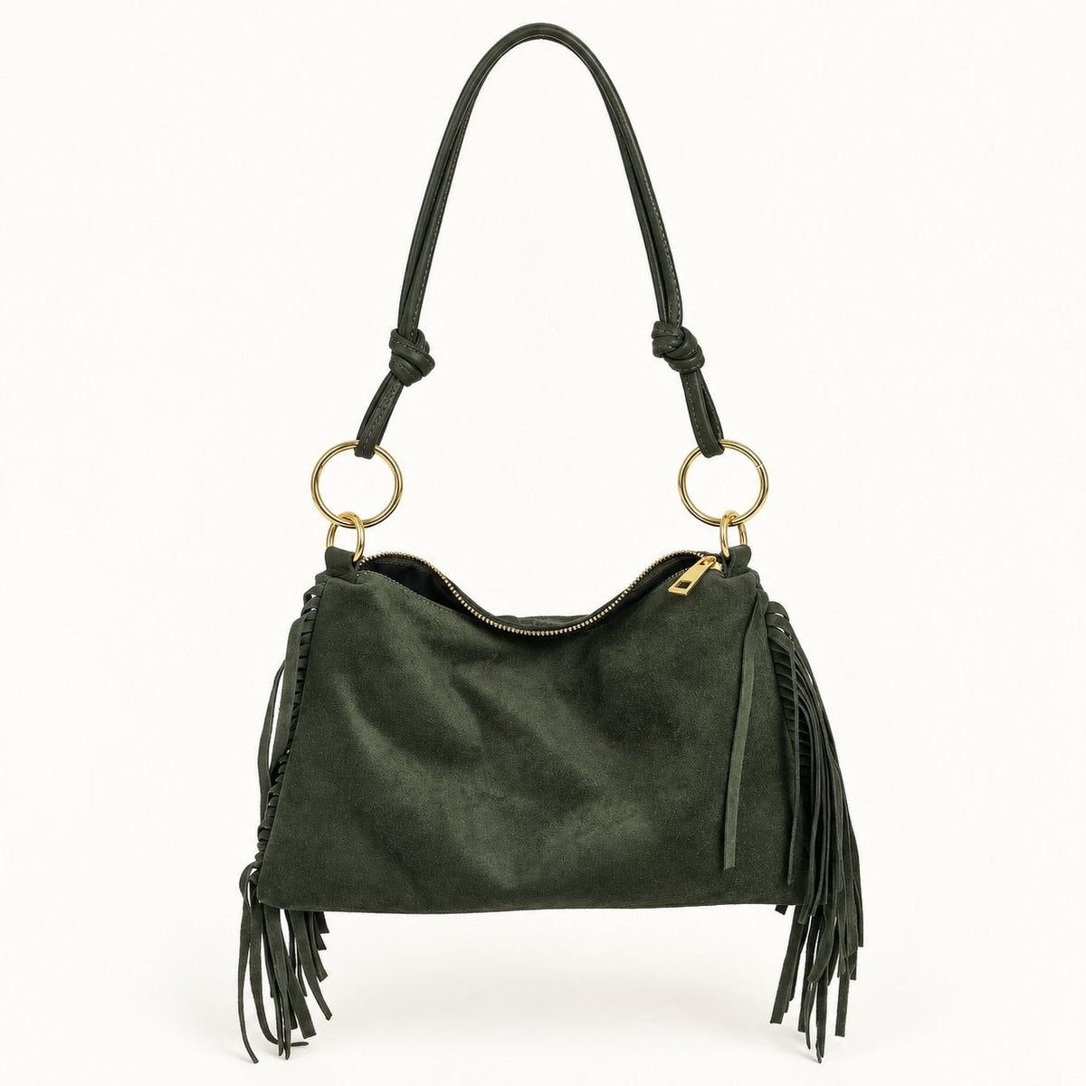 Borsa Donna Camoscio frangiata - Pito’s|Bag