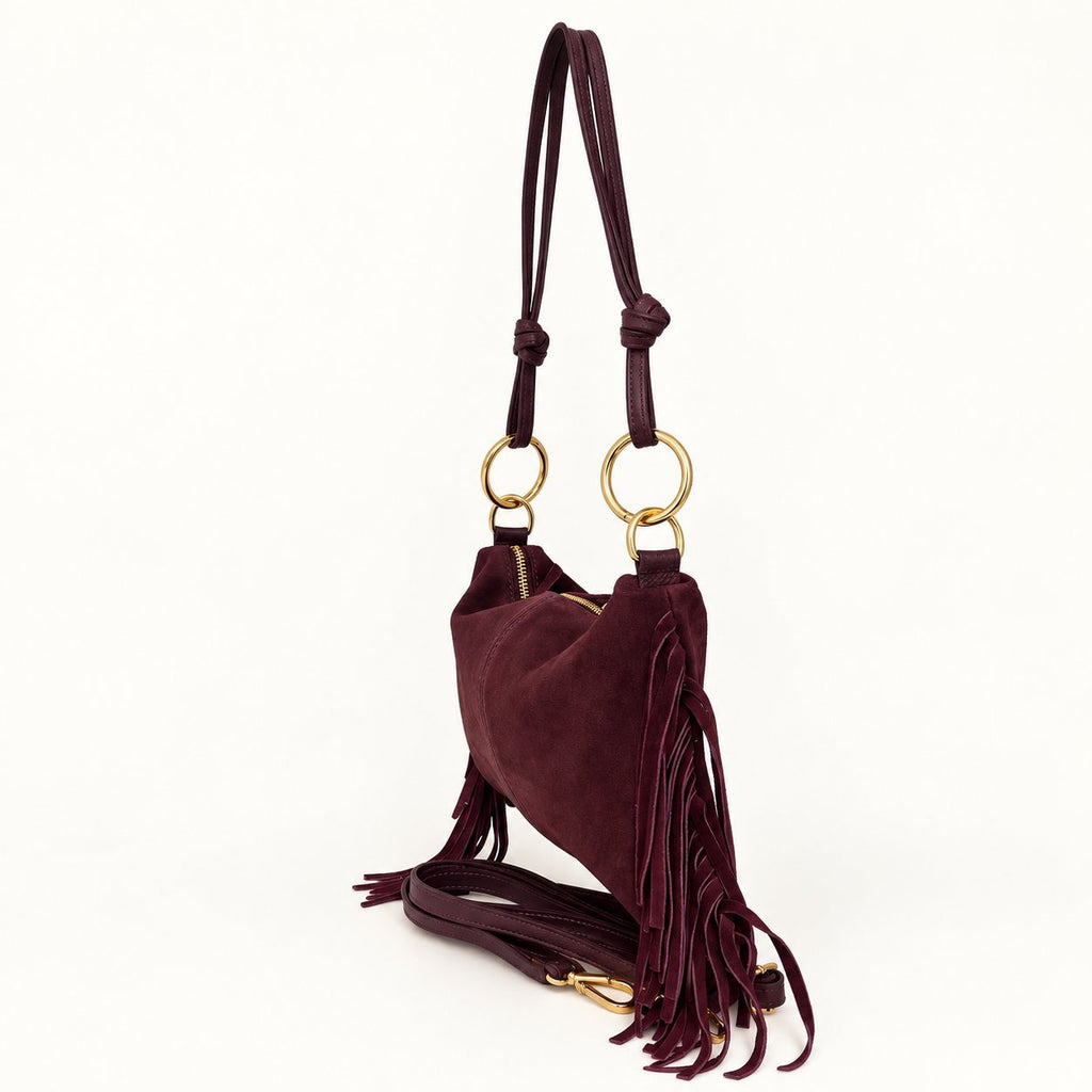 Borsa Donna Camoscio frangiata - Pito’s|Bag