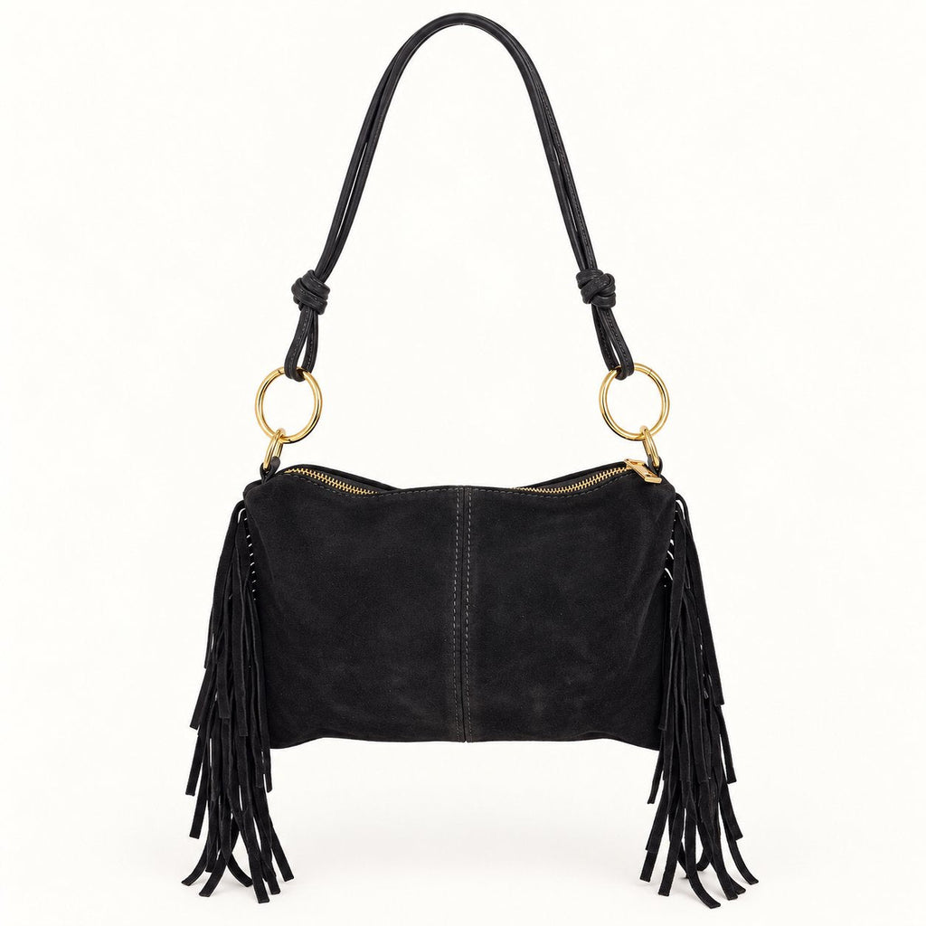 Borsa Donna Camoscio frangiata - Pito’s|Bag