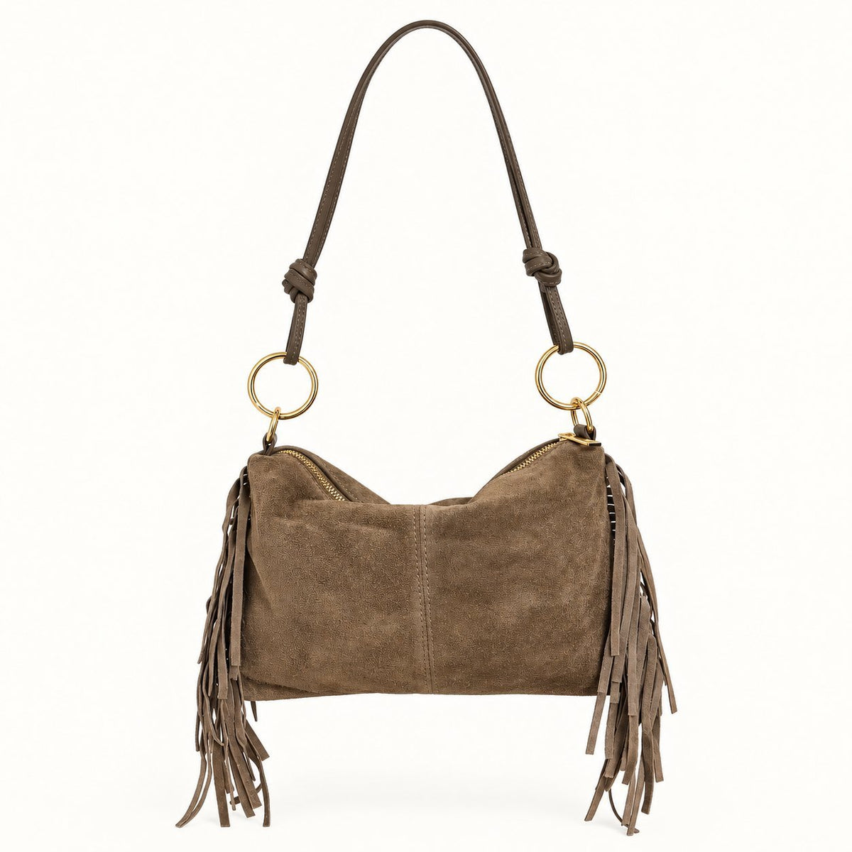 Borsa Donna Camoscio frangiata - Pito’s|Bag