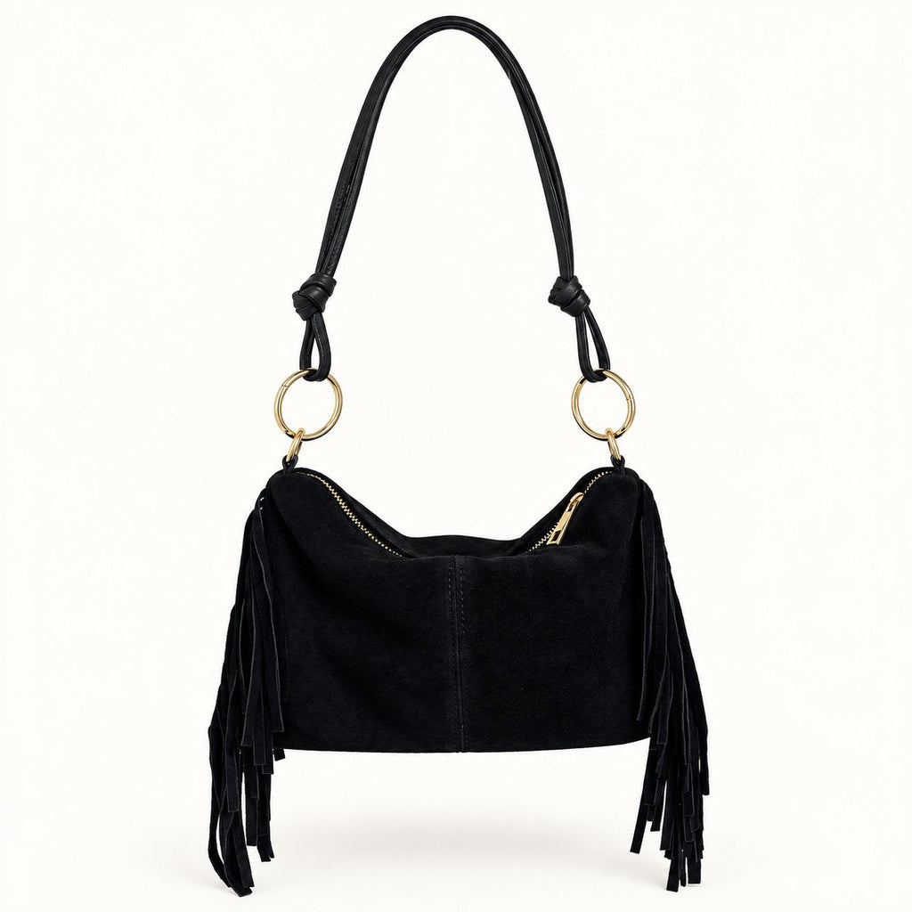 Borsa Donna Camoscio frangiata - Pito’s|Bag