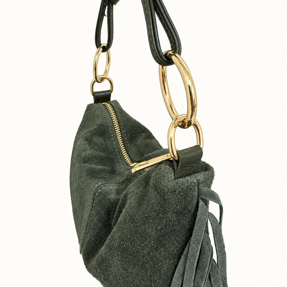 Borsa Donna Camoscio frangiata - Pito’s|Bag