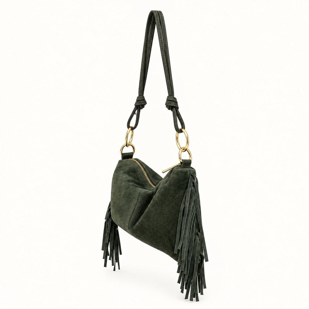 Borsa Donna Camoscio frangiata - Pito’s|Bag