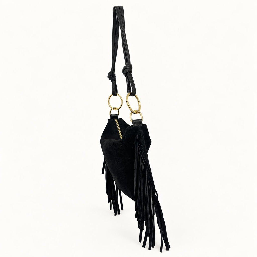 Borsa Donna Camoscio frangiata - Pito’s|Bag