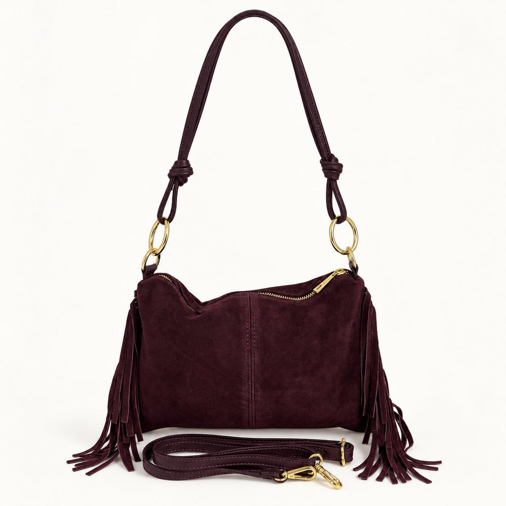 Borsa Donna Camoscio frangiata - Pito’s|Bag