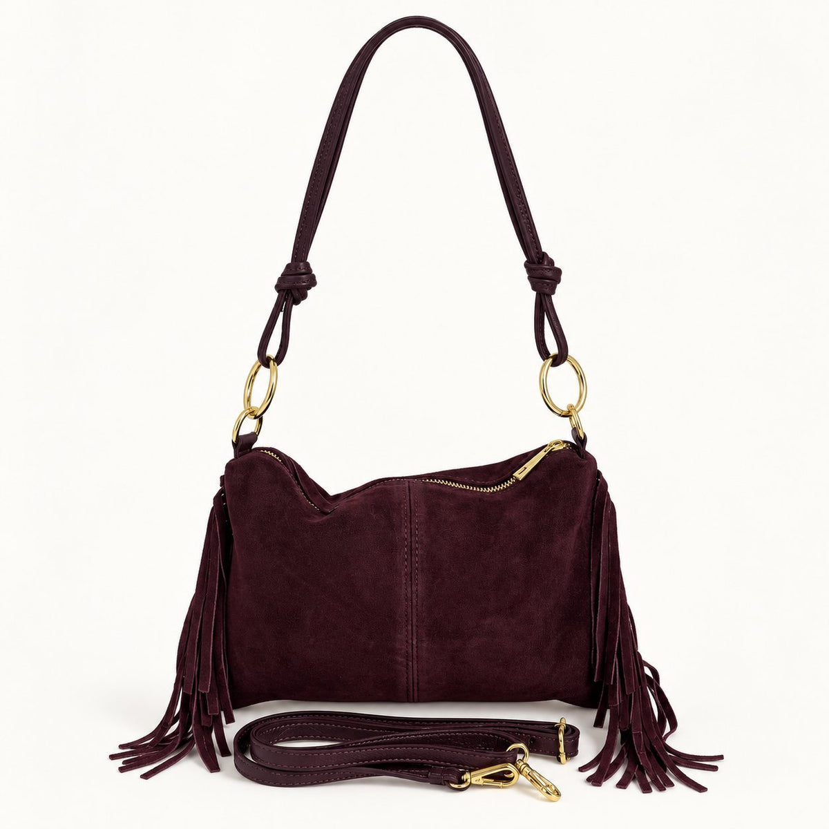Borsa Donna Camoscio frangiata - Pito’s|Bag
