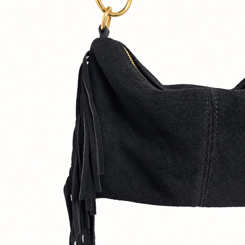 Borsa Donna Camoscio frangiata - Pito’s|Bag