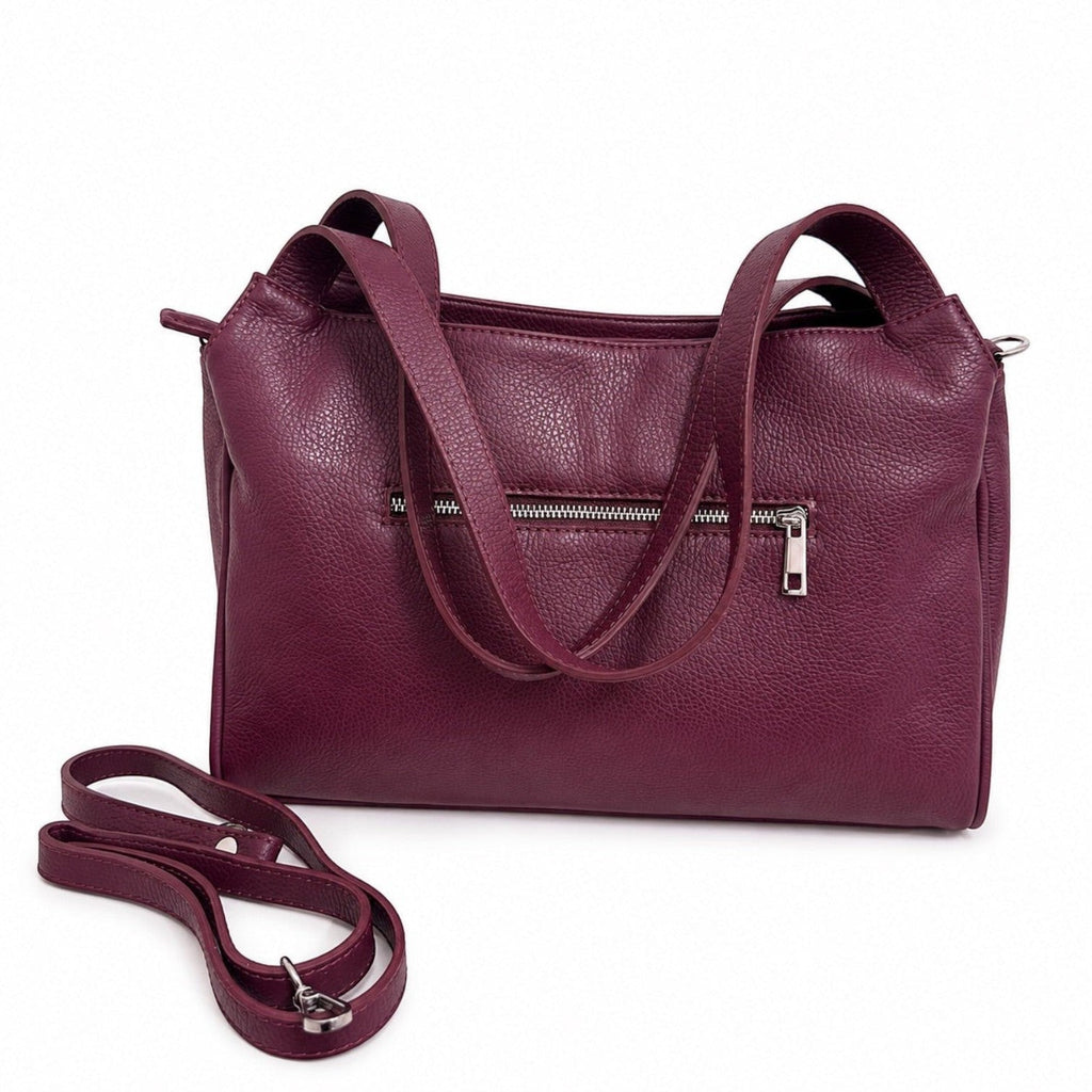 Borsa donna in vera pelle multizip - Pito’s|Bag