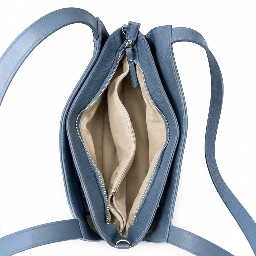 Borsa donna in vera pelle multizip - Pito’s|Bag