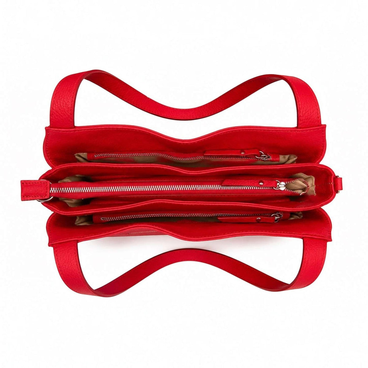 Borsa donna in vera pelle multizip - Pito’s|Bag