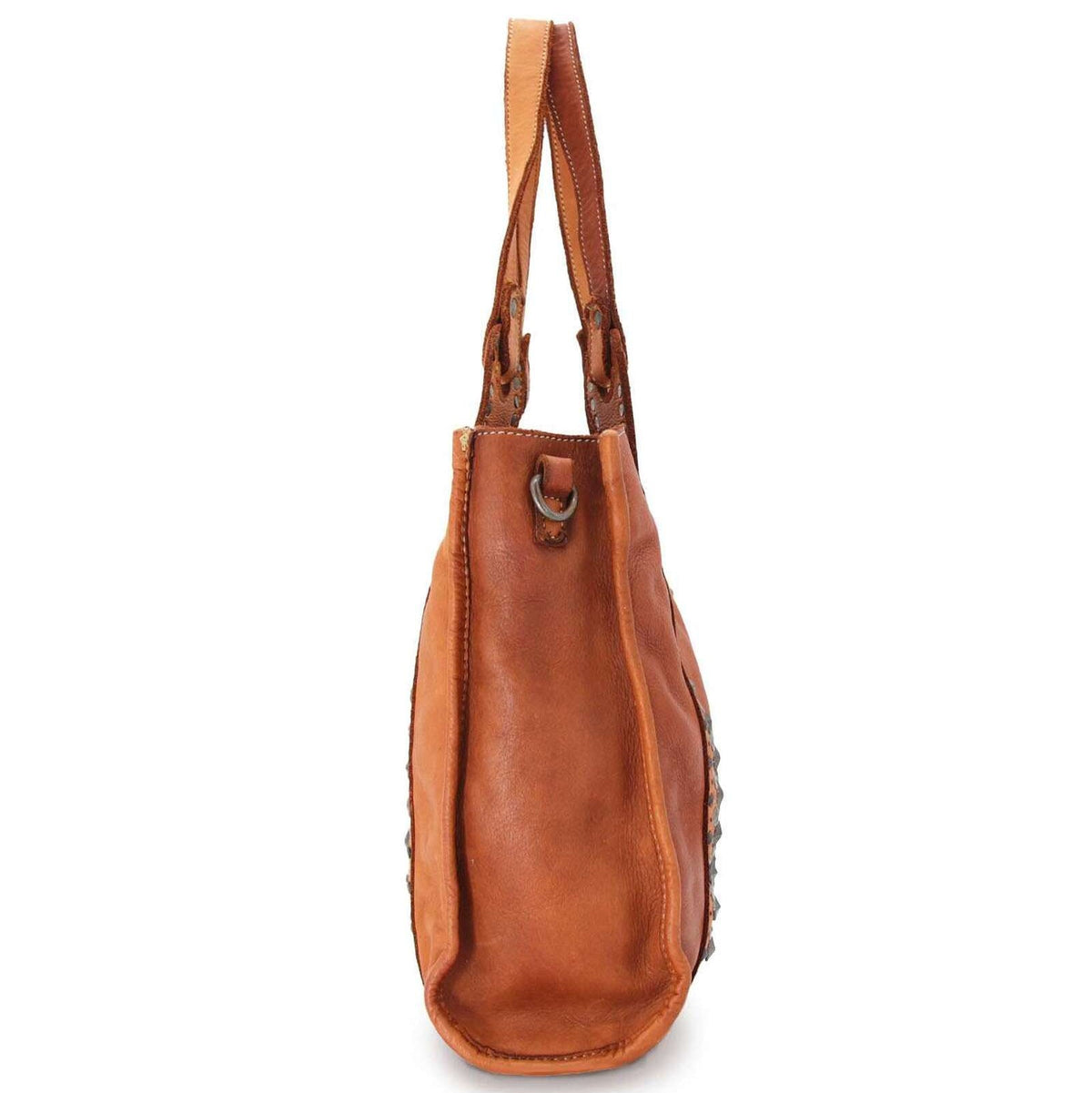 Borsa donna shopping borchiata in vera pelle - Pito’s|Bag
