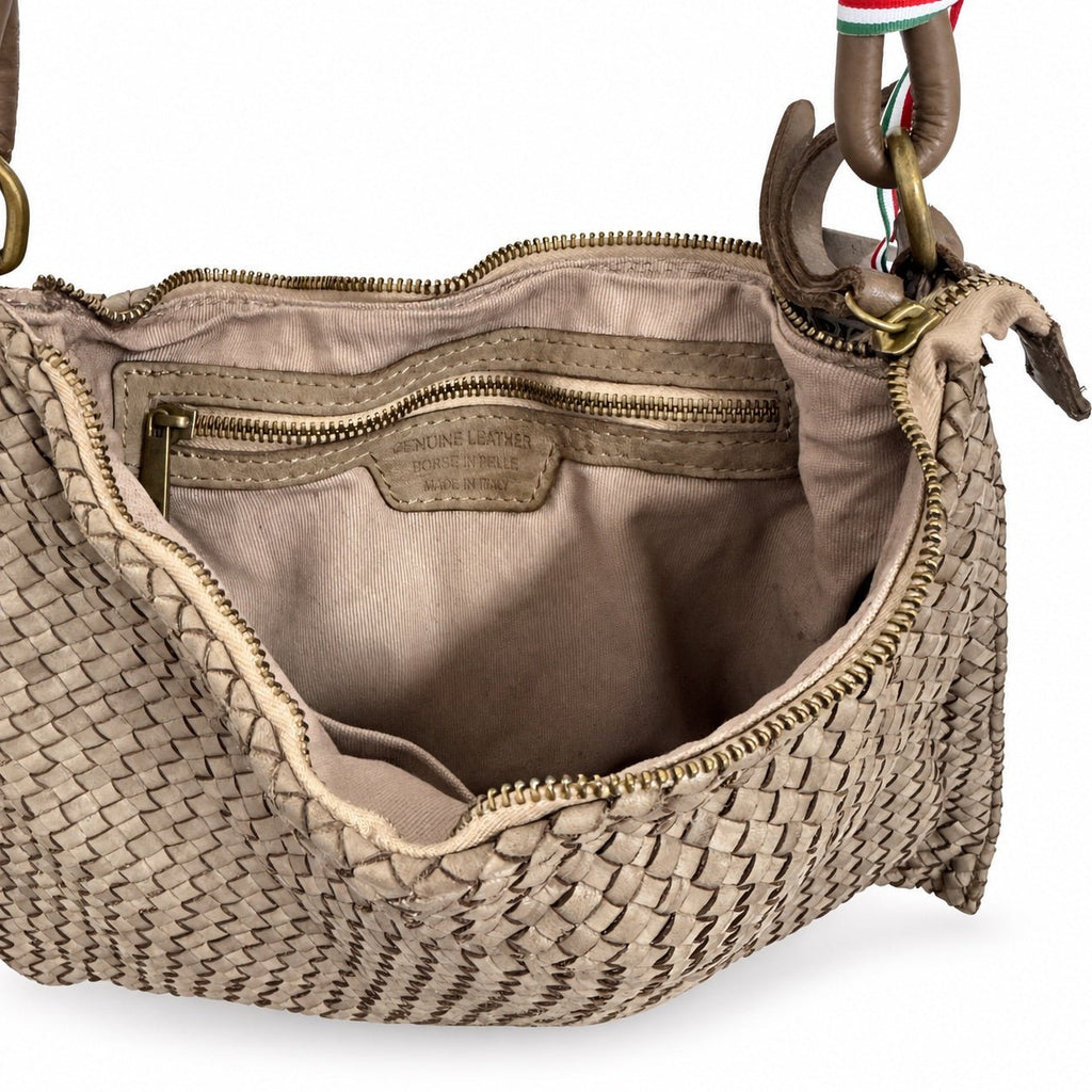 Borsa Donna Tracolla intrecciata media Tea - Pito’s|Bag