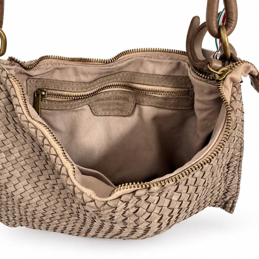 Borsa Donna Tracolla intrecciata media Tea - Pito’s|Bag