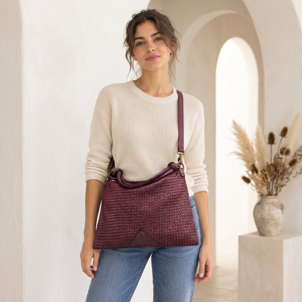 Borsa Donna Tracolla intrecciata media Tea - Pito’s|Bag