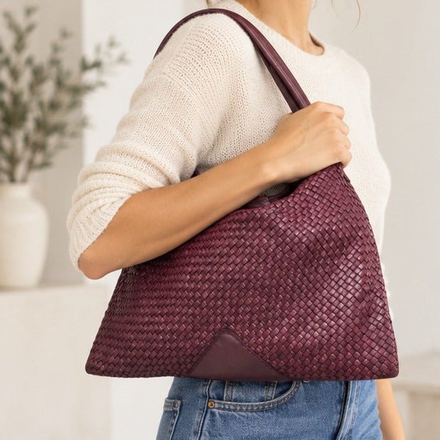 Borsa Donna Tracolla intrecciata media Tea - Pito’s|Bag