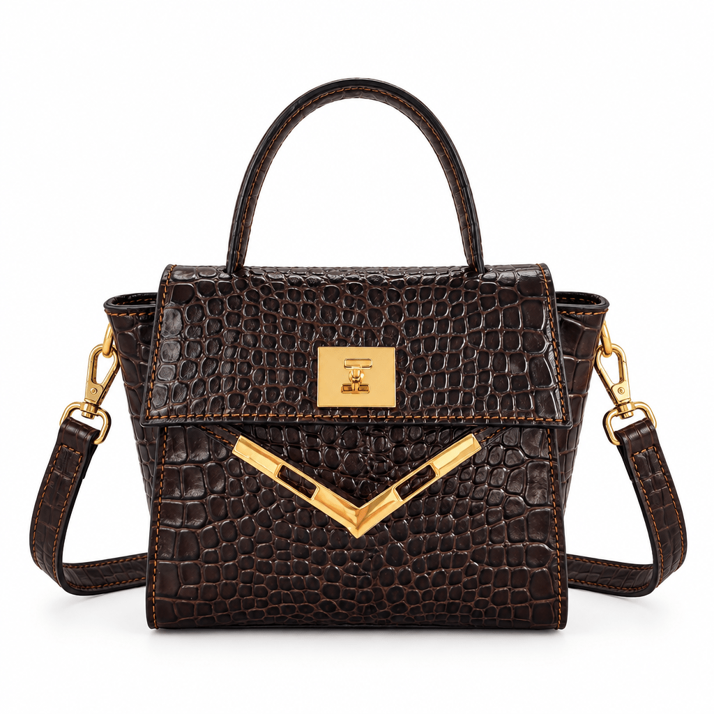 Borsa Donna Tracollina in vera pelle stampa cocco She - Pito’s|Bag